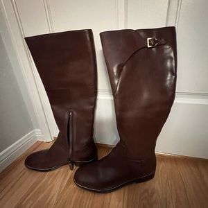 New Without Box Cole Haan Tall Brown Riding Boots Sz 9